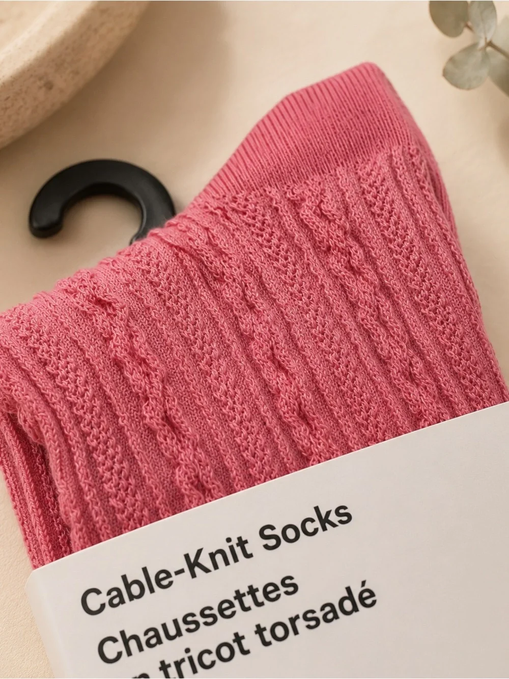 lululemon athletica Cable-Knit Women Socks - Pink and dark pink- brand new ✨